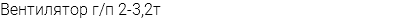 Вентилятор г/п 2-3,2т